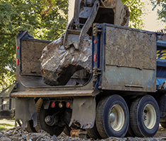 Concrete Breaking and Removal in Charlotte, NC. Image by W.C. Black and Sons, Inc.